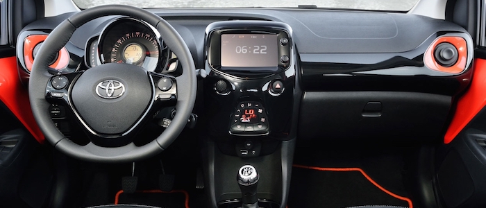 ABS Heckstoßstangenschutz passend für Toyota Aygo 3/5 türer 7/2014